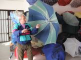 Pista bácsi esernyőkiállítása